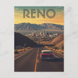 Reno Nevada Travel Postkarte