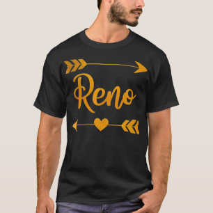 RENO NV NEVADA Funny City Zuhause Roots USA Women T-Shirt