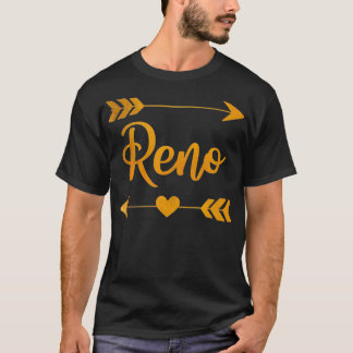 RENO NV NEVADA Funny City Zuhause Roots USA Women T-Shirt