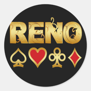 RENO RUNDER AUFKLEBER
