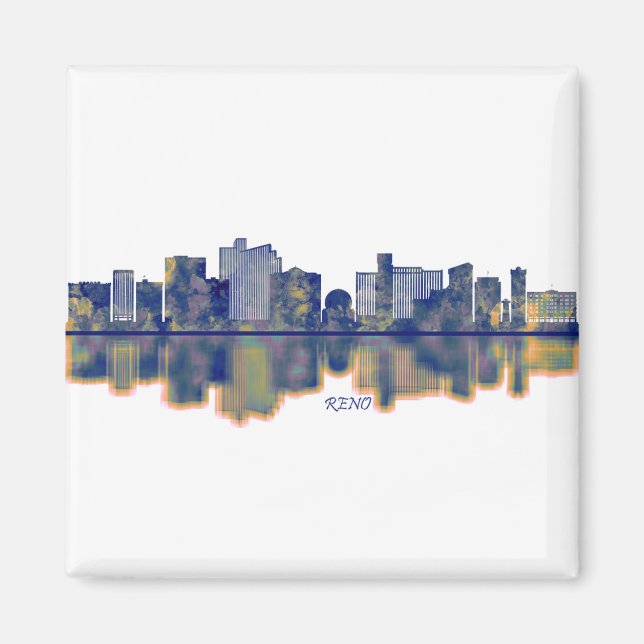Reno Skyline Magnet (Vorne)