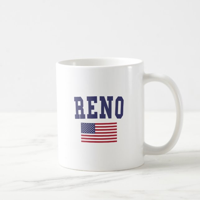 Reno US Flag Kaffeetasse (Rechts)
