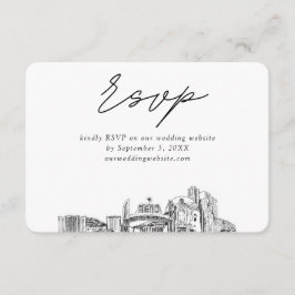 Reno Wedding Minimalistisch Sketch UAWG Begleitkarte