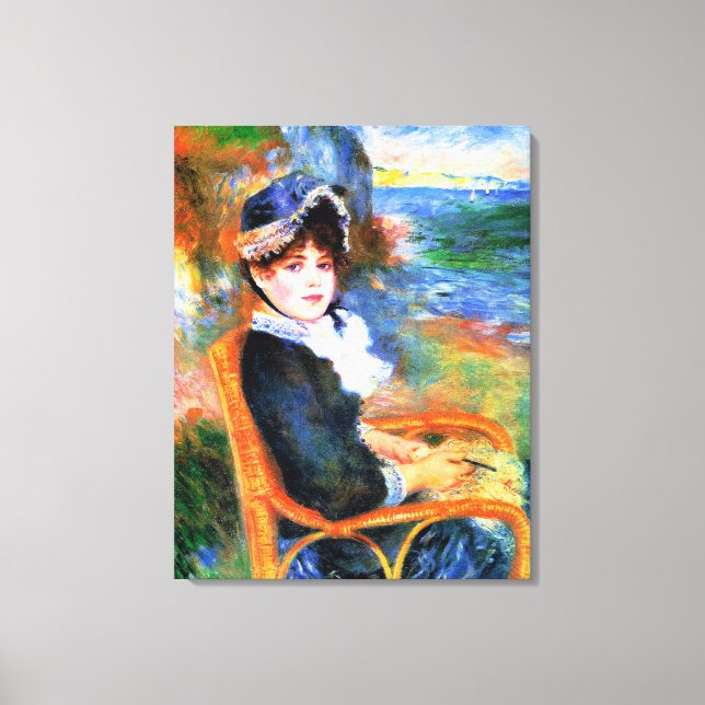 Renoir - Am Meer Leinwanddruck (Vorderseite)