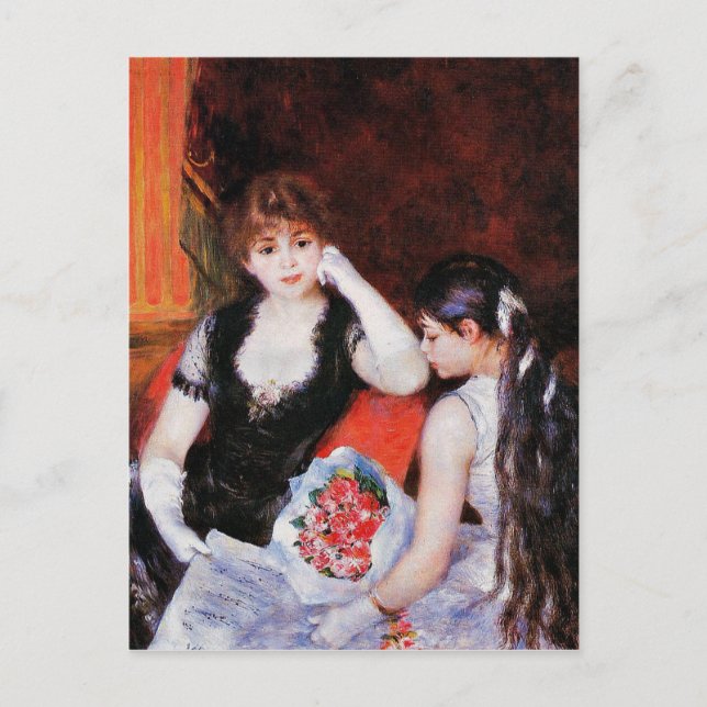 Renoir - Auf dem Konzert, Box an der Oper Postkarte (Vorderseite)