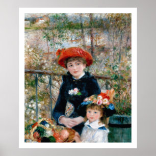 Renoir - auf der Terrasse Poster