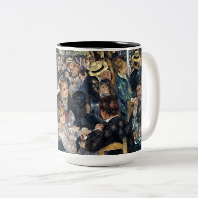 Renoir - Bal du Moulin de la Galette Zweifarbige Tasse (VorderseiteRechts)