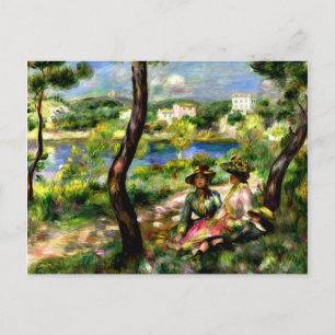 Renoir: Beaulieu, Frauen und kleiner Junge Postkarte