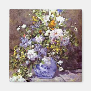 Renoir: Blue Vase Magnet
