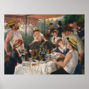 Renoir - Bootstour Party Mittagessen - 1881 Poster