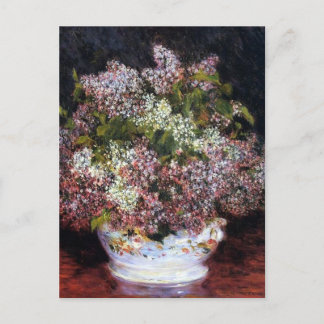 Renoir Bouquet Blume Kunstvoll wandern im Valle Ve Postkarte