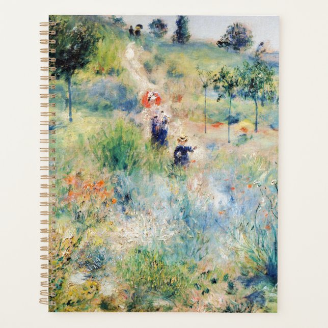 Renoir - Chemin menant à travers l'herbe haute (Devant)