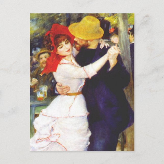 Renoir Dance à Bougival Carte postale (Devant)