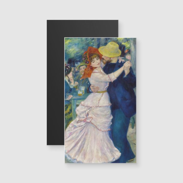 Renoir - Danse sur la carte magnétique Bougival (Devant / Derrière)