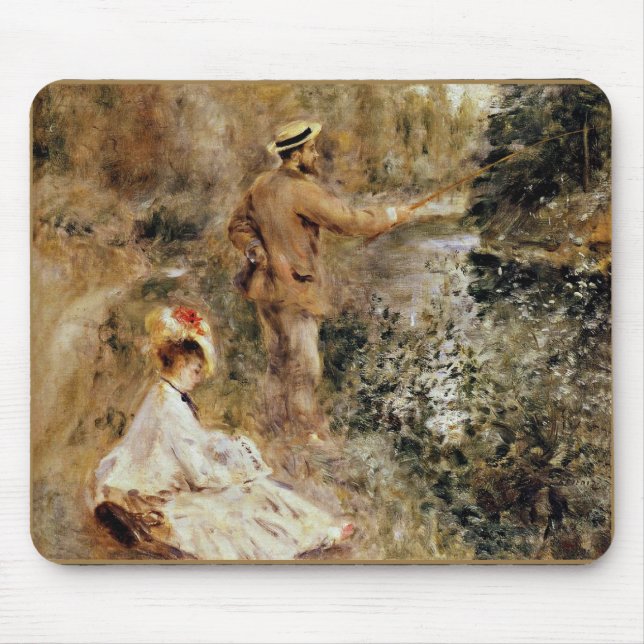 Renoir - Der Fischer Mousepad (Vorne)