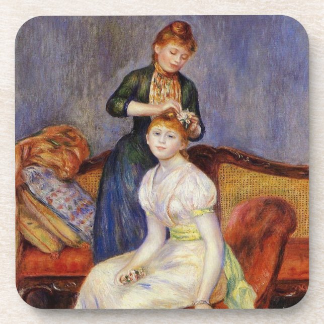 Renoir: Der Kaffee Getränkeuntersetzer (Vorderseite)