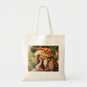 Renoir deux filles lisant dans le sac fourre-tout