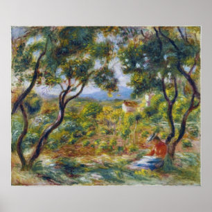 Renoir - Die Weinberge von Cagnes 1908 Poster