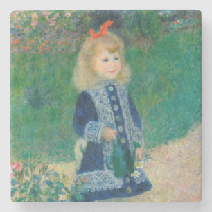 Renoir "Ein Mädchen mit einer Wasserdose" Steinuntersetzer