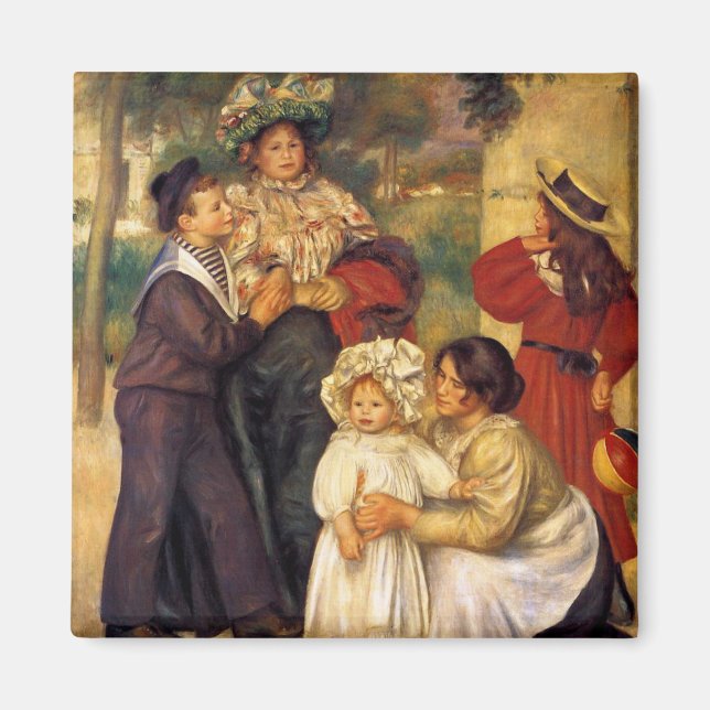 Renoir - Familie der Künstler Magnet (Vorne)