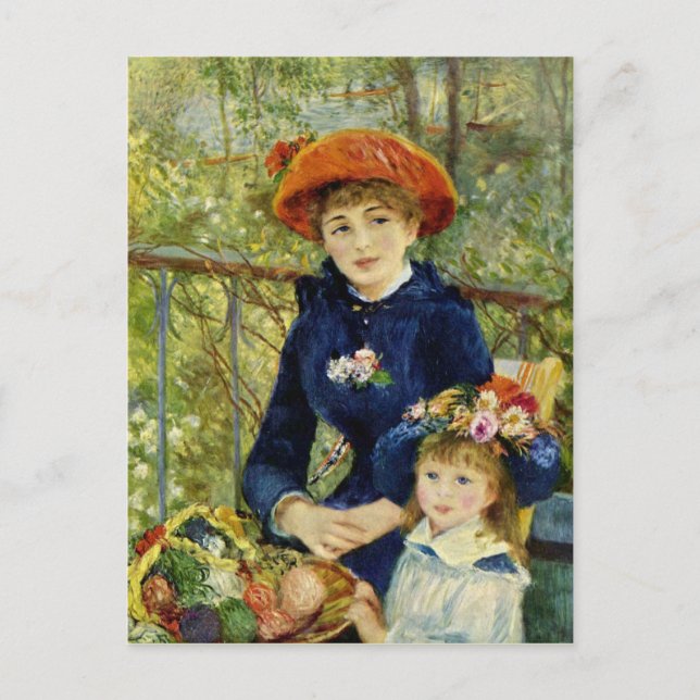 Renoir Fine Art Postcard - Renoir Gemälde Postkarte (Vorderseite)