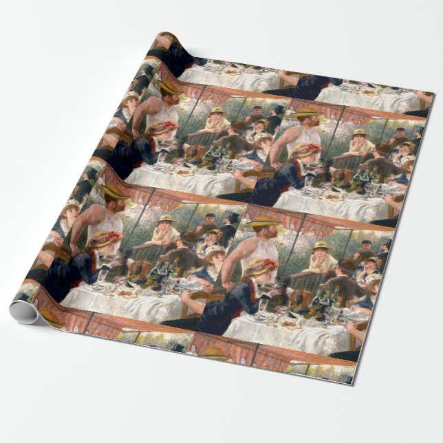 Renoir French Luncheon Boating Party Geschenkpapier (Ungerollt)