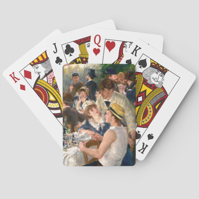 Renoir French Luncheon Boating Party Spielkarten (Rückseite)