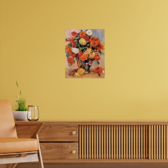 Renoir-Gemälde, Blumen-Vase, Poster (Wohnzimmer 2)