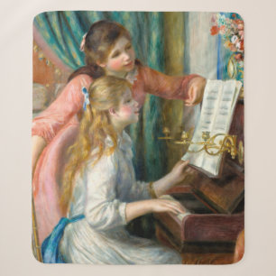 Renoir Girls am Piano Impressionismus Malerei Sherpadecke
