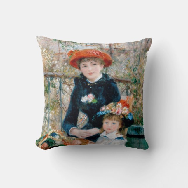 Renoir Impressionistische Bilder Kissen (Vorderseite)