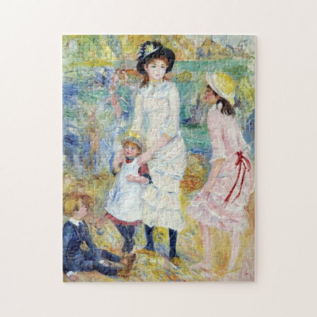 Renoir - Kinder an der Küste, Guernsey (Vertikal)