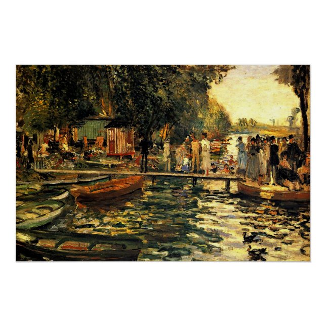 Renoir - La Grenouillere Poster (Vorderseite)