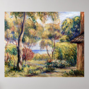Renoir - Landschaft in Cagnes Poster