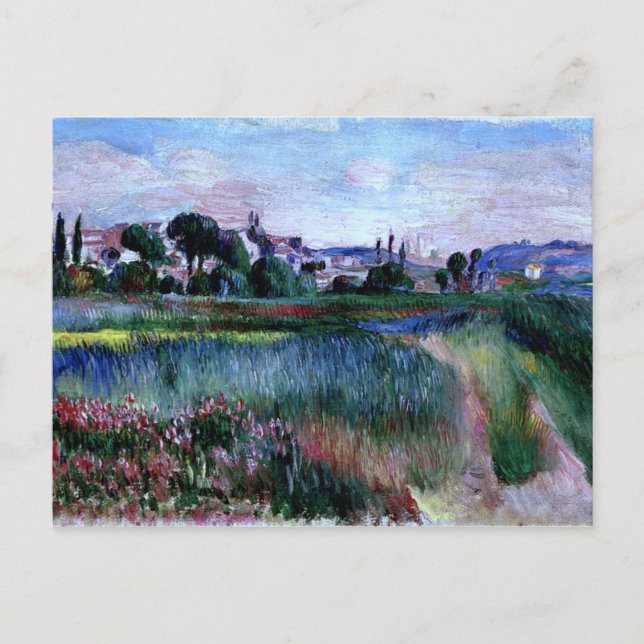 Renoir - Landschaft Postkarte (Vorderseite)