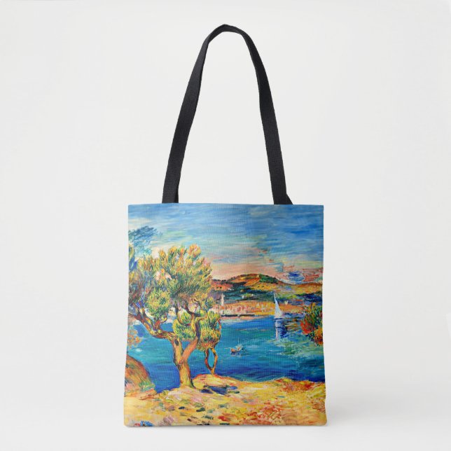 Renoir - L'Estaque, berühmtes Bild, Tasche (Vorderseite)