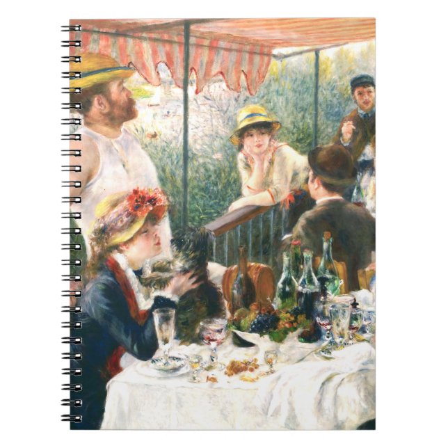 Renoir Luncheon des Party Renoir Notizblock (Vorderseite)