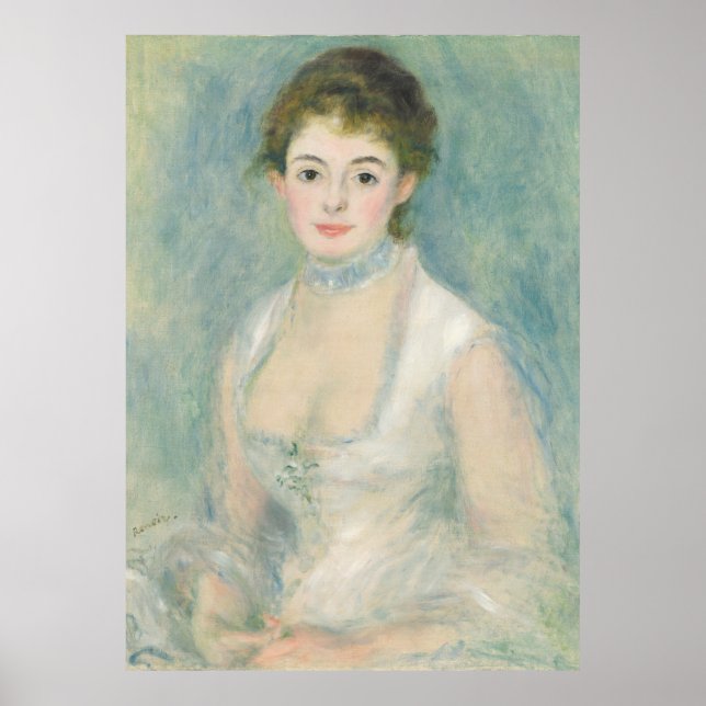 Renoir Madame Henriot Portrait Poster (Vorne)