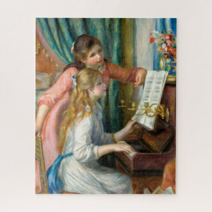 Renoir Mädchen am Klavier impressionistische Kunst
