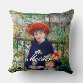 Renoir-Mutter und Kind-Kissen Kissen