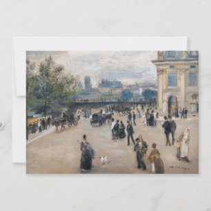 Renoir - Paris, Institut am Quai Malaquais Dankeskarte