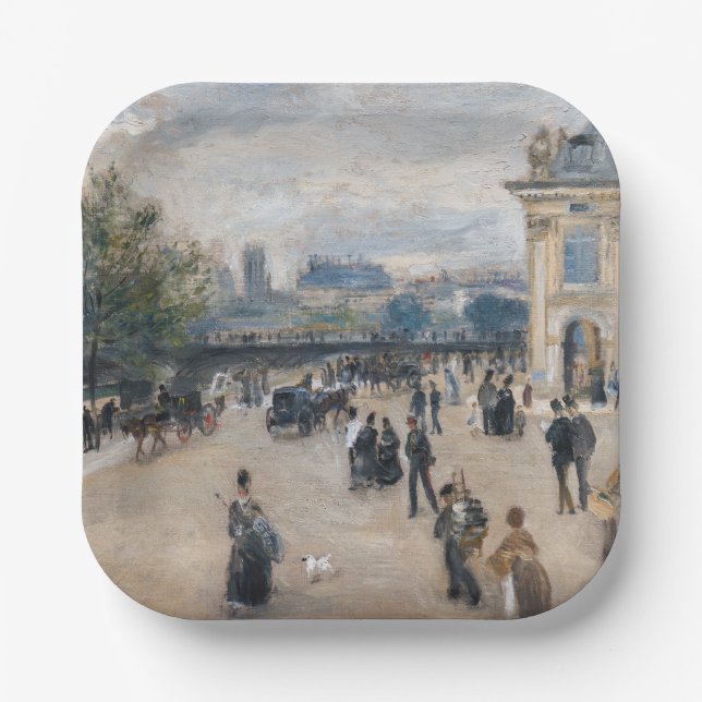 Renoir - Paris, Institut au Quai Malaquais Pappteller (Vorderseite)
