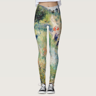 Renoir - Pfad führt durch das große Gras Leggings