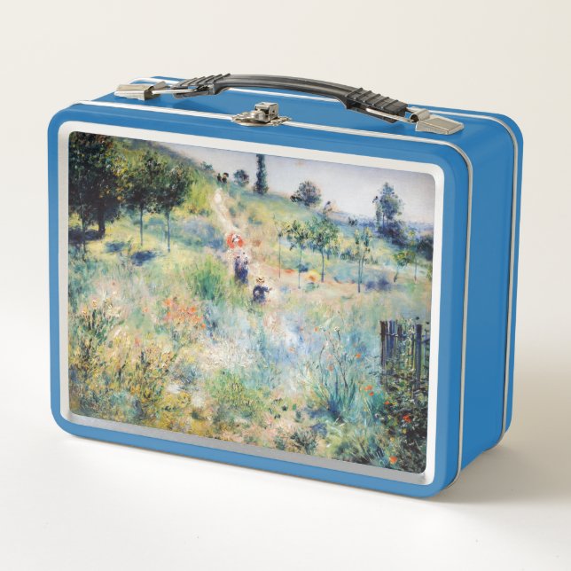 Renoir - Pfad führt durch das große Gras Metall Brotdose (Vorderseite)