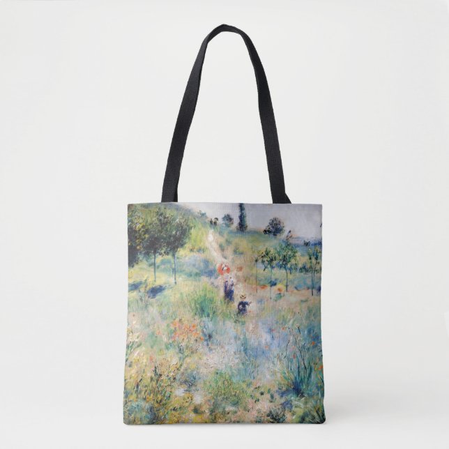 Renoir - Pfad führt durch das große Gras Tasche (Vorderseite)