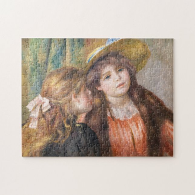Renoir - Portrait von zwei kleinen Mädchen (Horizontal)