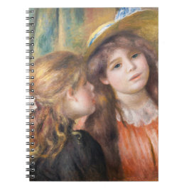 Renoir - Portrait von zwei kleinen Mädchen Notizblock