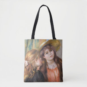 Renoir - Porträt von zwei kleinen Mädchen Tasche