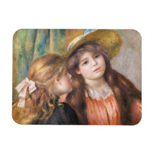 Renoir - Porträt zweier kleiner Mädchen Magnet