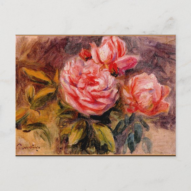 Renoir - Rose, 1910 Kunstmalerei Postkarte (Vorderseite)