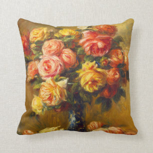 Renoir Rosen in einem Vasen-Kissen Kissen
